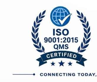 ISO 9001:2015 QMS Certified